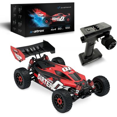 Samochód Zdalnie Sterowany Overmax X-Atrox - 4x4 - 50km/h - Zasięg 100m - Skala 1:14 - RTR Samochód Zdalnie Sterowany Overmax X-Atrox - 4x4 - 50km/h - Zasięg 100m - Skala 1:14 - RTR
