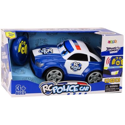 Lean Toys Samochód Zdalnie Sterowany Policja Z Kreskówki Auto Rc Światła Dźwięki Pilot Lean Toys Samochód Zdalnie Sterowany Policja Z Kreskówki Auto Rc Światła Dźwięki Pilot