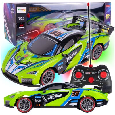 MalPlay Samochód Zdalnie Sterowany Rc 1:12 Auto Na Pilota Podświetlanie Led MalPlay Samochód Zdalnie Sterowany Rc 1:12 Auto Na Pilota Podświetlanie Led