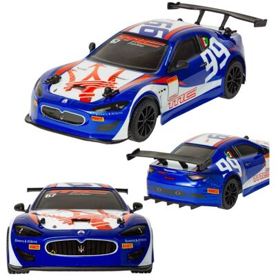 Inna producent Samochód zdalnie sterowany RC Maserati Granturismo 1:24 niebieski Inna producent Samochód zdalnie sterowany RC Maserati Granturismo 1:24 niebieski