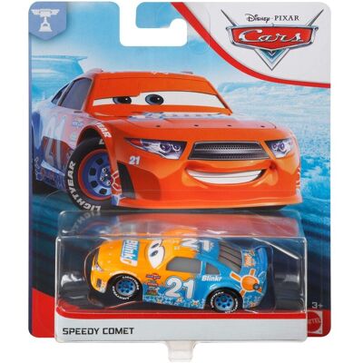 Disney Samochody 2019 Mattel 1:55 Die Cast Mini Car 1 Opakowanie Speedy Comet Blinker #21 (Piston Cup Racers)/mattel Cars 1 Pack Speedy Comet No.21 (Piston.. Disney Samochody 2019 Mattel 1:55 Die Cast Mini Car 1 Opakowanie Speedy Comet Blinker #21 (Piston Cup Racers)/mattel Cars 1 Pack Speedy Comet No.21 (Piston..