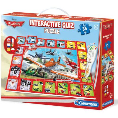 Samoloty, gra logiczna Quiz Interaktywny, Clementoni Samoloty, gra logiczna Quiz Interaktywny, Clementoni