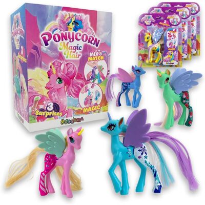 Other Sbabam Funny Box Ponycorn Magic Hair, zabawka dla dzieci od 3 lat, kucyk, konie, dziewczynka, prezent, 3 sztuki, zabawka z koniem z akcesoriami, ide.. Other Sbabam Funny Box Ponycorn Magic Hair, zabawka dla dzieci od 3 lat, kucyk, konie, dziewczynka, prezent, 3 sztuki, zabawka z koniem z akcesoriami, ide..