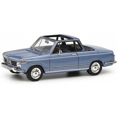 Schuco Bmw 2002 Baur Convertible Blue Meta 1:43 450918100 Schuco Bmw 2002 Baur Convertible Blue Meta 1:43 450918100