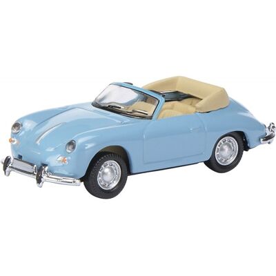 Schuco Porsche 356 Cabrio Blue 1:87 452627800 Schuco Porsche 356 Cabrio Blue 1:87 452627800