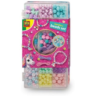Creative SES – Unicorn – Zestaw koralików do tworzenia biżuterii Creative SES – Unicorn – Zestaw koralików do tworzenia biżuterii