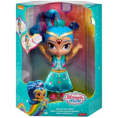 Mattel Shimmer i Shine, lalka Tęczowa, FVM97 Mattel Shimmer i Shine, lalka Tęczowa, FVM97