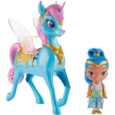 THOMAS & FRIENDS Shimmer & Shine FVF91 Shine and Magical Flying Zahra Corn, wielokolorowe THOMAS & FRIENDS Shimmer & Shine FVF91 Shine and Magical Flying Zahra Corn, wielokolorowe