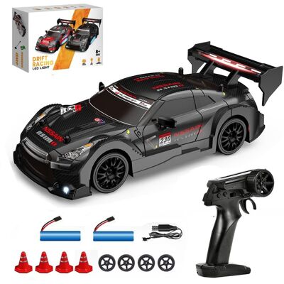 Inny producent Siereolly Drift Car 1:24 samochód wyścigowy zdalnie sterowany, 20 km/h, 4WD 2,4 GHz, zdalne sterowanie Mini RC Car z diodami LED dla dzieci Inny producent Siereolly Drift Car 1:24 samochód wyścigowy zdalnie sterowany, 20 km/h, 4WD 2,4 GHz, zdalne sterowanie Mini RC Car z diodami LED dla dzieci