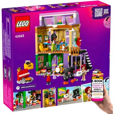 Sklep Muzyczny LEGO® Friends z Instrumentami i Mieszkaniem – Zestaw 2w1 z Figurkami, Corgim i Detalami dla Małych Fanów Muzyki + EBOOK-3 Sklep Muzyczny LEGO® Friends z Instrumentami i Mieszkaniem – Zestaw 2w1 z Figurkami, Corgim i Detalami dla Małych Fanów Muzyki + EBOOK-3