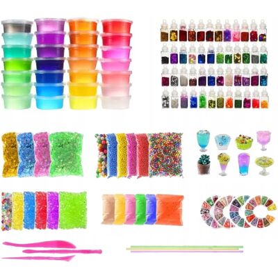 Regmag Slime Duży Zestaw Do Robienia Glutów Dla Dzieci Masa Plastyczna 120W1 Regmag Slime Duży Zestaw Do Robienia Glutów Dla Dzieci Masa Plastyczna 120W1