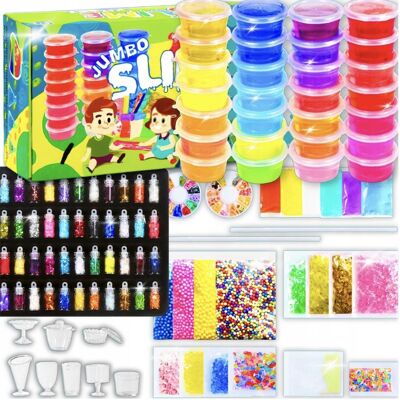 Inny producent SLIME WIELKI ZESTAW DO ROBIENIA GLUTÓW 128W1 IDEALNY PRZENT DLA DZIECI XXL Inny producent SLIME WIELKI ZESTAW DO ROBIENIA GLUTÓW 128W1 IDEALNY PRZENT DLA DZIECI XXL