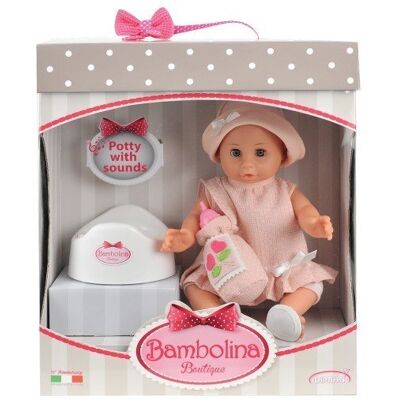 Anek Smily, Bambolina Boutique, lalka z nocnikiem Anek Smily, Bambolina Boutique, lalka z nocnikiem