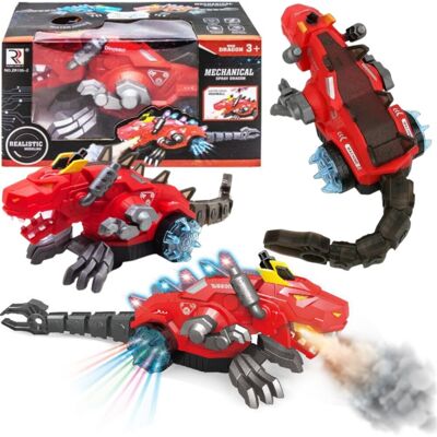 Import ProNice Smok Robot Interaktywny Efekty Dymne Dźwiękowe Świetlne Zabawka Dla Dzieci Import ProNice Smok Robot Interaktywny Efekty Dymne Dźwiękowe Świetlne Zabawka Dla Dzieci
