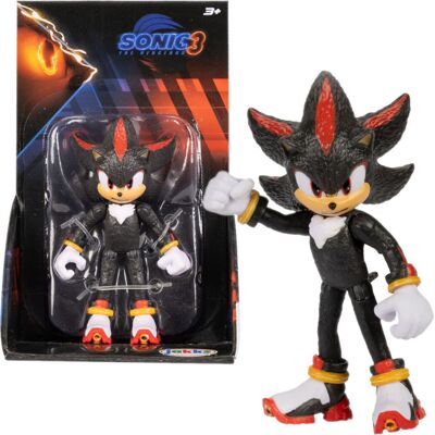 Sonic The Hedgehog Movie 3 Jakks Pacific Oryginalna Ruchoma Figurka Shadow Sonic The Hedgehog Movie 3 Jakks Pacific Oryginalna Ruchoma Figurka Shadow