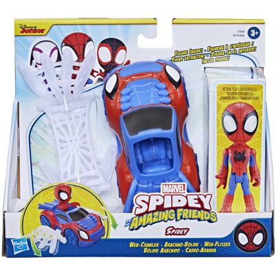 Hasbro Spider-Man, Spidey i Super-Kumple Pojazd Podstawowy - Spidey i Web Crawler, F74545 Hasbro Spider-Man, Spidey i Super-Kumple Pojazd Podstawowy - Spidey i Web Crawler, F74545