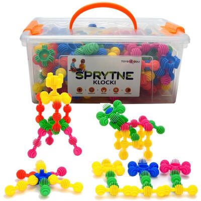 Inny producent Sprytne Klocki. Elastyczne Klocki Konstrukcyjne 120 Elementów Toys4Edu Inny producent Sprytne Klocki. Elastyczne Klocki Konstrukcyjne 120 Elementów Toys4Edu