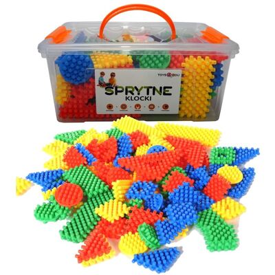 Inny producent Sprytne Klocki. Klocki Konstrukcyjne Jeżyki 72 Elementy Toys4Edu Inny producent Sprytne Klocki. Klocki Konstrukcyjne Jeżyki 72 Elementy Toys4Edu