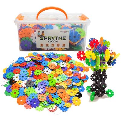Inny producent Sprytne Klocki. Konstrukcyjne Płatki Śniegu 450 Elementów Toys4Edu Inny producent Sprytne Klocki. Konstrukcyjne Płatki Śniegu 450 Elementów Toys4Edu