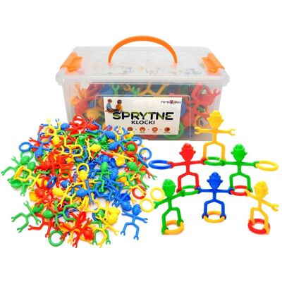 Inny producent Sprytne Klocki. Ludziki Konstrukcyjne 120 Elementów Toys4Edu Inny producent Sprytne Klocki. Ludziki Konstrukcyjne 120 Elementów Toys4Edu