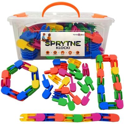 Inny producent Sprytne Klocki. Spinacze Konstrukcyjne 120 Elementów Toys4Edu Inny producent Sprytne Klocki. Spinacze Konstrukcyjne 120 Elementów Toys4Edu