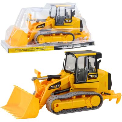 Lean Toys Spychacz Gąsienicowy Pojazd Budowlany Ruchoma Łyżka Żółty Lean Toys Spychacz Gąsienicowy Pojazd Budowlany Ruchoma Łyżka Żółty