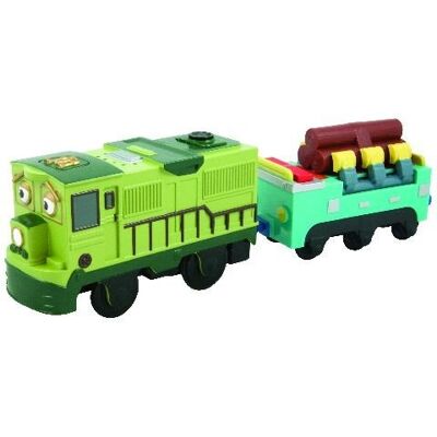 Tomy Stacyjkowo, Motorised Daniel z wagonem transportowym, lokomotywa wielofunkcyjna Tomy Stacyjkowo, Motorised Daniel z wagonem transportowym, lokomotywa wielofunkcyjna