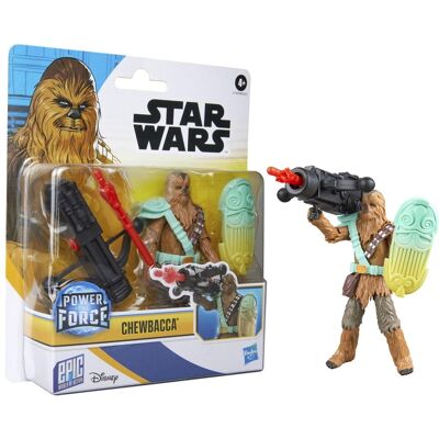 Hasbro STAR WARS Epic World of Action Chewbacca 4-calowa figurka akcji Deluxe i 4 Hasbro STAR WARS Epic World of Action Chewbacca 4-calowa figurka akcji Deluxe i 4