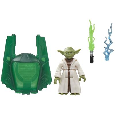 Hasbro STAR WARS Epic World of Action Master Yoda, figurka akcji w skali 4 cali, s Hasbro STAR WARS Epic World of Action Master Yoda, figurka akcji w skali 4 cali, s