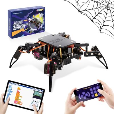 Inny producent STEM Toys programowalny bioniczny robot pająkowy, zestaw naukowy dla dzieci w wieku od 8 do 12 lat, zabawka dla nastolatków, zdalne sterowanie aplik.. Inny producent STEM Toys programowalny bioniczny robot pająkowy, zestaw naukowy dla dzieci w wieku od 8 do 12 lat, zabawka dla nastolatków, zdalne sterowanie aplik..