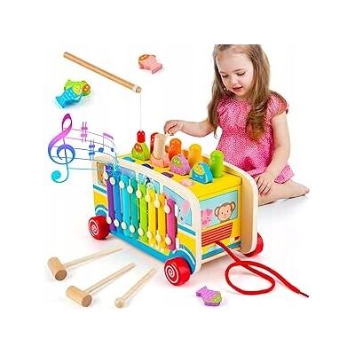 Inny producent Sundaymot Montessori Zabawka Dla Dzieci Od 1 Roku Życia, 4 W 1 Prezent Inny producent Sundaymot Montessori Zabawka Dla Dzieci Od 1 Roku Życia, 4 W 1 Prezent