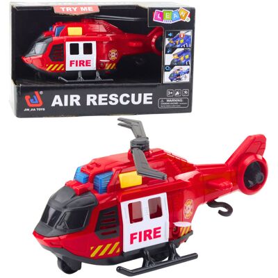 Lean Toys Super Helikopter Strażacki z Dźwigiem Lean Toys Super Helikopter Strażacki z Dźwigiem