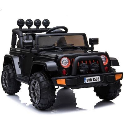Super Toys, Pojazd Na Akumulator Jeep Fulltime 4x4, 1x12v 7588, Czarny Super Toys, Pojazd Na Akumulator Jeep Fulltime 4x4, 1x12v 7588, Czarny
