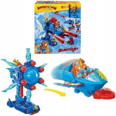 Magicbox SuperThings - Blaster Jet - Pojazd Kid Kazoom Odrzutowiec Wyrzutnia 6 Pocisków Magicbox SuperThings - Blaster Jet - Pojazd Kid Kazoom Odrzutowiec Wyrzutnia 6 Pocisków