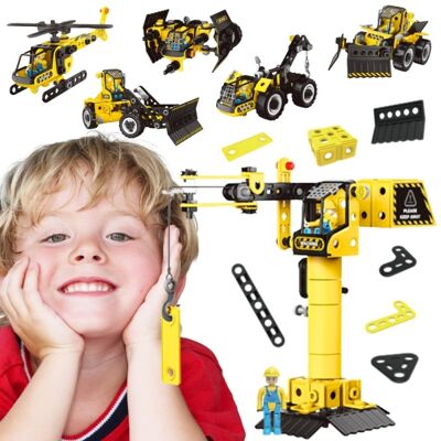 Lean Toys Świat Budownictwa 6w1 z Akcesoriami Lean Toys Świat Budownictwa 6w1 z Akcesoriami