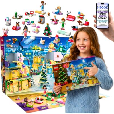 ŚWIĄTECZNY PREZENT ADWENTOWY LEGO Friends Kalendarz Adwentowy 2025 (42668) Dla Wnuczki Córki Dziewycznki Na Święta + EBOOK-2 ŚWIĄTECZNY PREZENT ADWENTOWY LEGO Friends Kalendarz Adwentowy 2025 (42668) Dla Wnuczki Córki Dziewycznki Na Święta + EBOOK-2