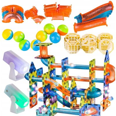 Inny producent Świecące Klocki Magnetyczne Tor Kulkowy 110 Elementów Kulodrom Dla Dzieci Inny producent Świecące Klocki Magnetyczne Tor Kulkowy 110 Elementów Kulodrom Dla Dzieci