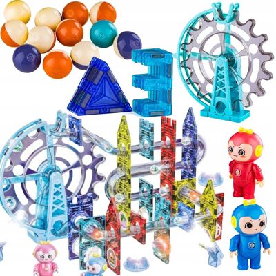 Inny producent Świecące Klocki Magnetyczne Tor Kulkowy 120 Elementów Kulodrom Dla Dzieci Inny producent Świecące Klocki Magnetyczne Tor Kulkowy 120 Elementów Kulodrom Dla Dzieci
