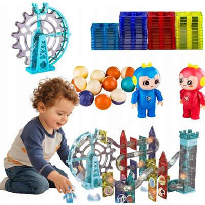 Inny producent Świecące Klocki Magnetyczne Tor Kulkowy 129 Elementów Kulodrom Dla Dzieci Inny producent Świecące Klocki Magnetyczne Tor Kulkowy 129 Elementów Kulodrom Dla Dzieci