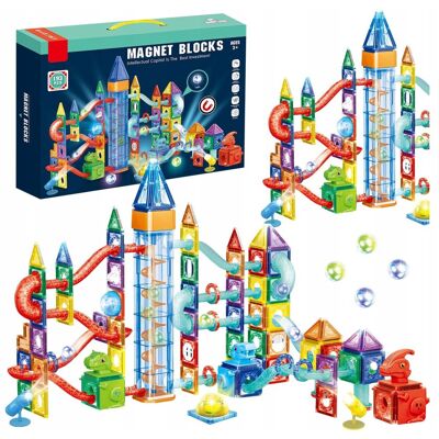 click4toys Świecący Tor Magnetyczny Dinozaur Dla Dzieci Klocki Edukacyjne Winda 194 El click4toys Świecący Tor Magnetyczny Dinozaur Dla Dzieci Klocki Edukacyjne Winda 194 El