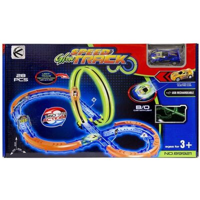 Lean Toys ŚWIECĄCY W CIEMNOŚCI TOR SAMOCHODOWY Lean Toys ŚWIECĄCY W CIEMNOŚCI TOR SAMOCHODOWY