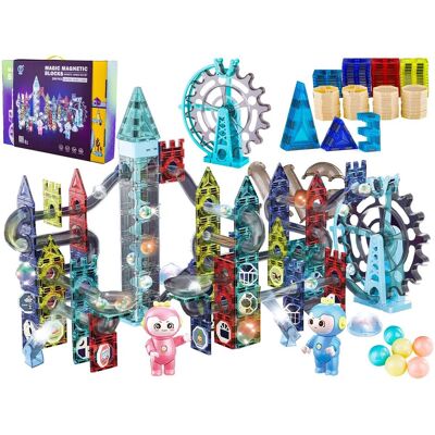 Lean Toys ŚWIETLISTE KLOCKI I TOR KULKOWY DLA DZIECI Lean Toys ŚWIETLISTE KLOCKI I TOR KULKOWY DLA DZIECI