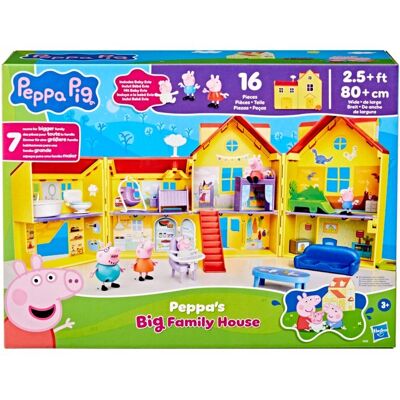 Świnka Peppa Duży Dom domek 80 cm. Peppy figurki i akcesoria Hasbro G0508 Świnka Peppa Duży Dom domek 80 cm. Peppy figurki i akcesoria Hasbro G0508