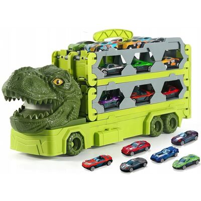 ZREE T-REX TRANSPORTER 6 AUTKO 9 TOR DINO ZABAWKA PREZENT 3 7 LAT EDUKACYJNE ZREE T-REX TRANSPORTER 6 AUTKO 9 TOR DINO ZABAWKA PREZENT 3 7 LAT EDUKACYJNE