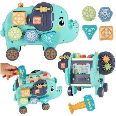 Artemis Tablica Manipulacyjna Sensoryczna Słonik Montessori Sorter Wbijak Klocki Artemis Tablica Manipulacyjna Sensoryczna Słonik Montessori Sorter Wbijak Klocki