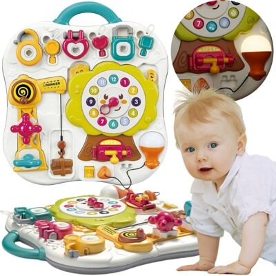 Lean Toys TABLICA SENSORYCZNA DLA MALUCHA Lean Toys TABLICA SENSORYCZNA DLA MALUCHA