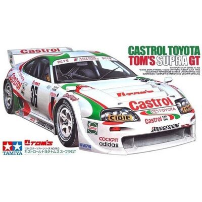 Tamiya 24163 Castrol Toyota Tom Supra GT 1/24 Tamiya 24163 Castrol Toyota Tom Supra GT 1/24