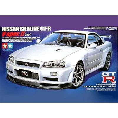 Tamiya - Nissan Skyline GTR V Spec II - 1:24 - GTR V Spec II - Car model kit Tamiya - Nissan Skyline GTR V Spec II - 1:24 - GTR V Spec II - Car model kit