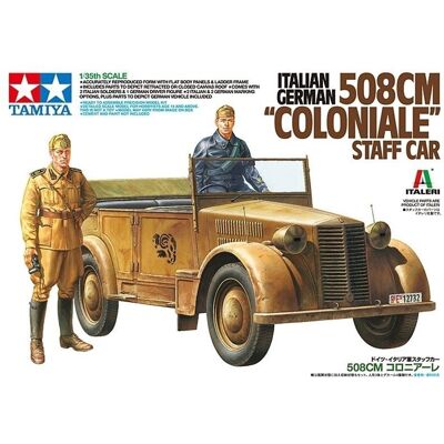 Tamiya 37014 1/35 Italian German 508CM 'Coloniale' Staff Car Tamiya 37014 1/35 Italian German 508CM 'Coloniale' Staff Car
