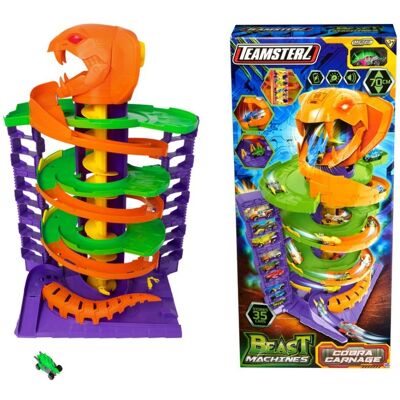 No Name - TEAMSTERZ Cobra Strike-Garage - 70 cm - Garage - toy car set No Name - TEAMSTERZ Cobra Strike-Garage - 70 cm - Garage - toy car set